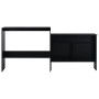 Mesa alta de bar con 2 tableros negro 130x40x120 cm von , Küchen- und Esstische - Ref: Foro24-280218, Preis: 224,09 €, Rabatt: %