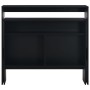 Mesa alta de bar con 2 tableros negro 130x40x120 cm von , Küchen- und Esstische - Ref: Foro24-280218, Preis: 224,09 €, Rabatt: %