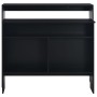 Mesa alta de bar con 2 tableros negro 130x40x120 cm von , Küchen- und Esstische - Ref: Foro24-280218, Preis: 224,09 €, Rabatt: %
