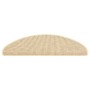 Alfombrilla autoadhesiva escalera sisal 15 uds beige 65x21x4 cm by , Stair mats - Ref: Foro24-326903, Price: 116,26 €, Discou...