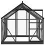 Invernadero de vidrio gris antracita aluminio 155x200,5x191 cm by , Greenhouses - Ref: Foro24-3082334, Price: 540,28 €, Disco...