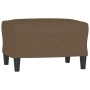 Juego de sofás con cojines 4 piezas tela marrón by , Sofas - Ref: Foro24-3201781, Price: 709,04 €, Discount: %