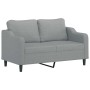 Juego de sofás con cojines 3 piezas tela gris claro by , Sofas - Ref: Foro24-3201826, Price: 511,06 €, Discount: %