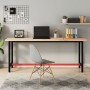 Banco de trabajo madera maciza de haya y metal 180x55x81,5 cm von , Arbeitstische - Ref: Foro24-3188906, Preis: 197,48 €, Rab...