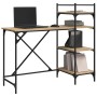 Escritorio de ordenador con estantes roble Sonoma 120x47x109 cm | Foro24.es | Tu tienda online para hogar, jardín y más Foro24.es