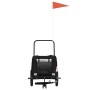 Remolque de bicicleta mascotas hierro tela Oxford negro von , Kinderwagen für Haustiere - Ref: Foro24-93891, Preis: 105,28 €,...
