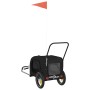 Remolque de bicicleta mascotas hierro tela Oxford negro von , Kinderwagen für Haustiere - Ref: Foro24-93891, Preis: 105,28 €,...