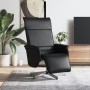 Sillón reclinable con reposapiés cuero sintético negro by , Armchairs - Ref: Foro24-356645, Price: 190,30 €, Discount: %