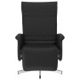 Sillón reclinable con reposapiés cuero sintético negro by , Armchairs - Ref: Foro24-356645, Price: 190,30 €, Discount: %