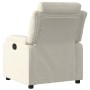 Sillón reclinable terciopelo blanco crema by , Armchairs - Ref: Foro24-373509, Price: 242,10 €, Discount: %