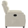 Sillón reclinable terciopelo blanco crema by , Armchairs - Ref: Foro24-373509, Price: 242,10 €, Discount: %