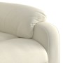 Sillón reclinable terciopelo blanco crema by , Armchairs - Ref: Foro24-373509, Price: 242,10 €, Discount: %