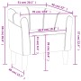 Sillón de tela rojo tinto by , Armchairs - Ref: Foro24-356427, Price: 187,78 €, Discount: -5%%