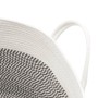 Cesta de almacenaje algodón gris y blanco Ø38x46 cm de , Cestas - Ref: Foro24-358481, Precio: 32,72 €, Descuento: %