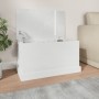 Baúl almacenaje madera contrachapada blanco brillo 70x40x38 cm by , Storage trunks - Ref: Foro24-816506, Price: 69,48 €, Disc...
