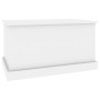 Baúl almacenaje madera contrachapada blanco brillo 70x40x38 cm de , Baúles de almacenamiento - Ref: Foro24-816506, Precio: 69...