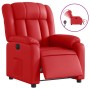 Sillón reclinable eléctrico de cuero sintético rojo de , Sillones - Ref: Foro24-3205255, Precio: 249,45 €, Descuento: %