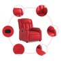 Sillón reclinable eléctrico de cuero sintético rojo de , Sillones - Ref: Foro24-3205255, Precio: 249,45 €, Descuento: %