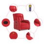 Sillón de masaje reclinable eléctrico de cuero artificial rojo | Foro24.es | Tu tienda online para hogar, jardín y más Foro24.es
