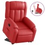 Sillón reclinable elevable cuero artificial rojo by , Armchairs - Ref: Foro24-3205269, Price: 268,29 €, Discount: %