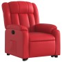 Sillón reclinable elevable cuero artificial rojo by , Armchairs - Ref: Foro24-3205269, Price: 268,29 €, Discount: %