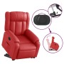 Sillón reclinable elevable cuero artificial rojo by , Armchairs - Ref: Foro24-3205269, Price: 268,29 €, Discount: %