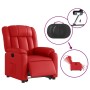 Sillón elevable eléctrico cuero artificial rojo by , Armchairs - Ref: Foro24-3205283, Price: 315,73 €, Discount: %