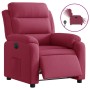 Sillón reclinable eléctrico de terciopelo rojo tinto | Foro24.es | Tu tienda online para hogar, jardín y más Foro24.es