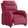 Sillón reclinable eléctrico de terciopelo rojo tinto | Foro24.es | Tu tienda online para hogar, jardín y más Foro24.es