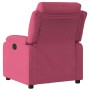 Sillón reclinable eléctrico de terciopelo rojo tinto | Foro24.es | Tu tienda online para hogar, jardín y más Foro24.es
