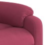 Sillón reclinable eléctrico de terciopelo rojo tinto | Foro24.es | Tu tienda online para hogar, jardín y más Foro24.es