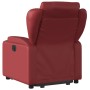 Sillón reclinable elevable cuero artificial rojo tinto by , Armchairs - Ref: Foro24-3204548, Price: 285,27 €, Discount: %