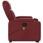 Sillón reclinable de masaje de pie cuero artificial rojo tinto by , Armchairs - Ref: Foro24-3204555, Price: 293,78 €, Discoun...