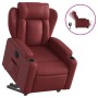 Sillón elevable eléctrico cuero artificial rojo tinto by , Armchairs - Ref: Foro24-3204562, Price: 329,91 €, Discount: %