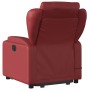 Sillón de masaje elevable eléctrico cuero artificial rojo tinto by , Armchairs - Ref: Foro24-3204569, Price: 336,74 €, Discou...