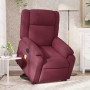Sillón de masaje eléctrico reclinable elevable tela rojo tinto de , Sillones - Ref: Foro24-3205241, Precio: 302,32 €, Descuen...