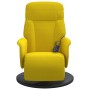Sillón reclinable masaje con reposapiés terciopelo amarillo by , Armchairs - Ref: Foro24-356698, Price: 199,50 €, Discount: %