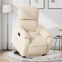 Sillón reclinable elevable tela de microfibra beige | Foro24.es | Tu tienda online para hogar, jardín y más Foro24.es