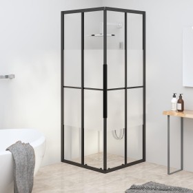 Cabina de ducha ESG semiesmerilado negro 70x70x180 cm von , Duschtüren - Ref: Foro24-151851, Preis: 240,26 €, Rabatt: %