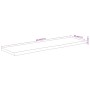 Estante pared rectangular madera acacia borde vivo 60x20x2,5 cm by , Table tops - Ref: Foro24-370224, Price: 24,43 €, Discoun...