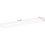 Estante pared rectangular madera acacia borde vivo 160x20x2,5cm by , Table tops - Ref: Foro24-370232, Price: 54,99 €, Discoun...