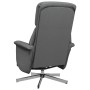 Sillón reclinable con reposapiés tela gris oscuro | Foro24.es | Tu tienda online para hogar, jardín y más Foro24.es