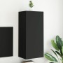 Mueble de TV de pared madera de ingeniería negro 40,5x30x90 cm | Foro24.es | Tu tienda online para hogar, jardín y más Foro24.es