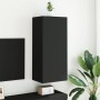 Mueble de TV de pared madera de ingeniería negro 40,5x30x90 cm | Foro24.es | Tu tienda online para hogar, jardín y más Foro24.es