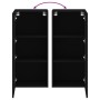 Mueble de TV de pared madera de ingeniería negro 40,5x30x90 cm de , Muebles TV - Ref: Foro24-836925, Precio: 52,82 €