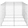 Perrera de exterior de acero galvanizado 7,26 m² de vidaXL, Casetas y cercados para perros - Ref: Foro24-3082283, Precio: 460...