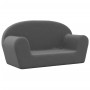 Sofá para niños de 2 plazas felpa suave gris antracita von , Baby- und Kleinkindmöbel - Ref: Foro24-356988, Preis: 45,53 €, R...