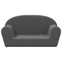 Sofá para niños de 2 plazas felpa suave gris antracita von , Baby- und Kleinkindmöbel - Ref: Foro24-356988, Preis: 45,53 €, R...