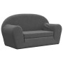 Sofá cama de niños 2 plazas felpa suave gris antracita von , Baby- und Kleinkindmöbel - Ref: Foro24-357000, Preis: 62,22 €, R...