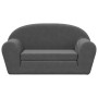 Sofá cama de niños 2 plazas felpa suave gris antracita von , Baby- und Kleinkindmöbel - Ref: Foro24-357000, Preis: 62,22 €, R...